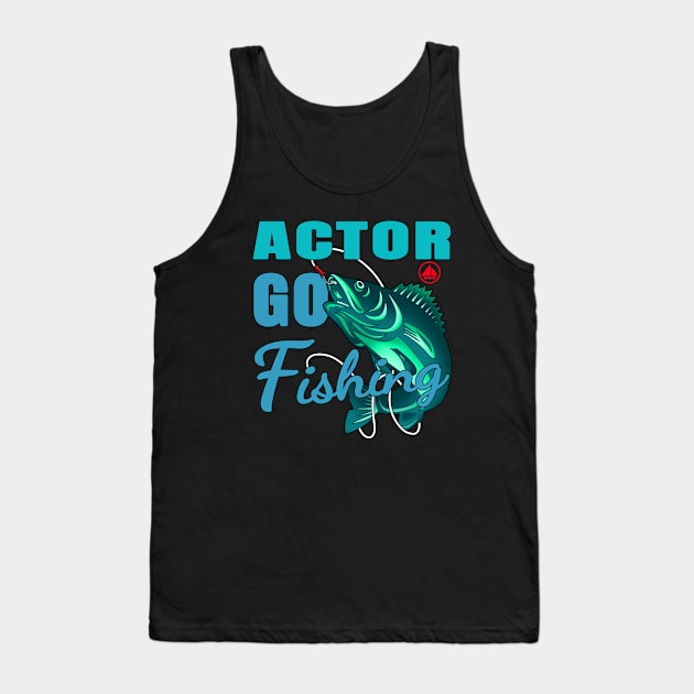 Actor Go Fishing Tank Top by jeric020290